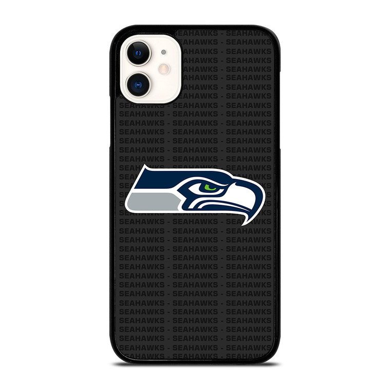 SEATTLE SEAHAWKS FOOTBALL TEXT iPhone 11 Case Cover