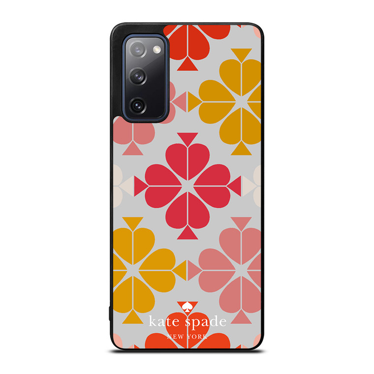 KATE SPADE JACQUARD PINK YELLOW Samsung Galaxy S20 FE Case Cover