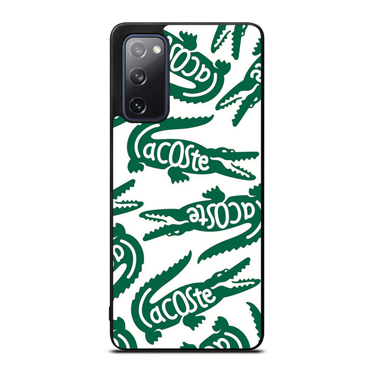 LACOSTE PATTERN Samsung Galaxy S20 FE Case Cover LACOSTE PATTERN Samsung Galaxy S20 FE Case Cover