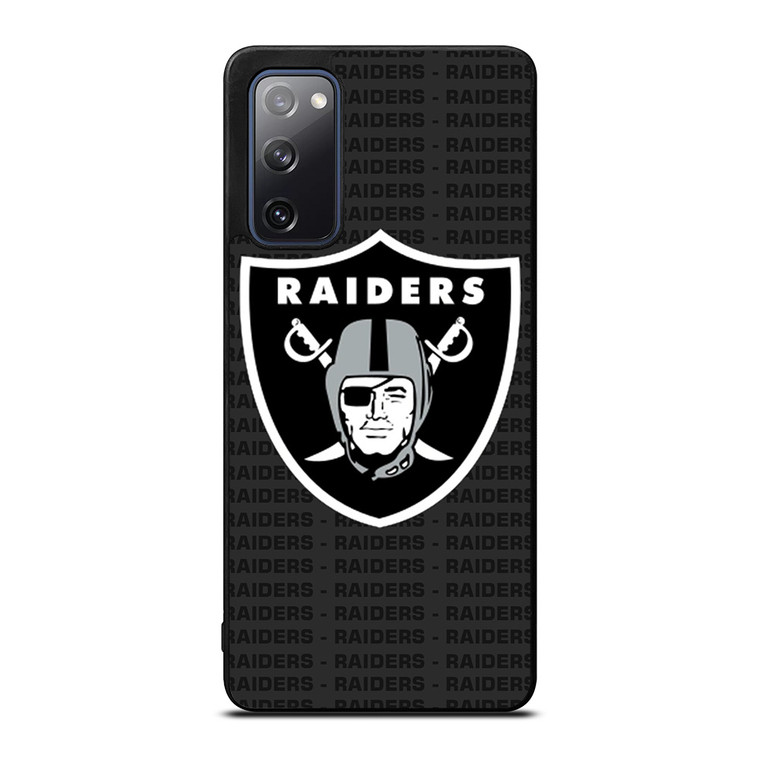 LAS VEGAS RAIDERS FOOTBALL TEXT Samsung Galaxy S20 FE Case Cover