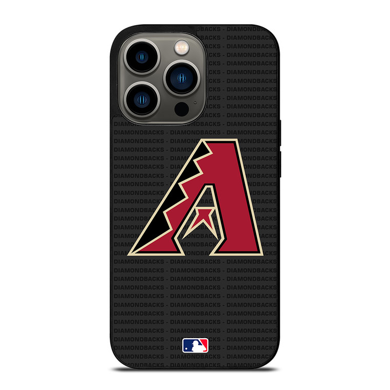 ARIZONA DIAMONDBACKS BASEBALL BLACK iPhone 13 Pro Case Cover