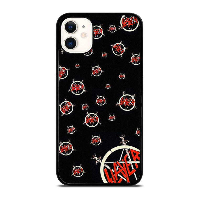 SLAYER ROCK BAND PATTERN iPhone 11 Case Cover