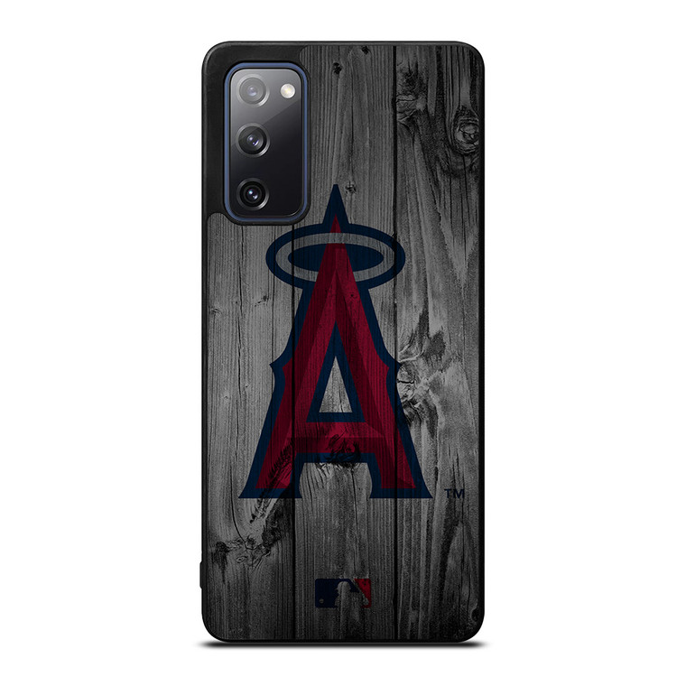 LOS ANGELES ANGELS BASEBALL MLB WOOD LOGO Samsung Galaxy S20 FE Case Cover