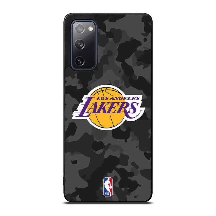 LOS ANGELES LAKERS BLACK CAMO Samsung Galaxy S20 FE Case Cover