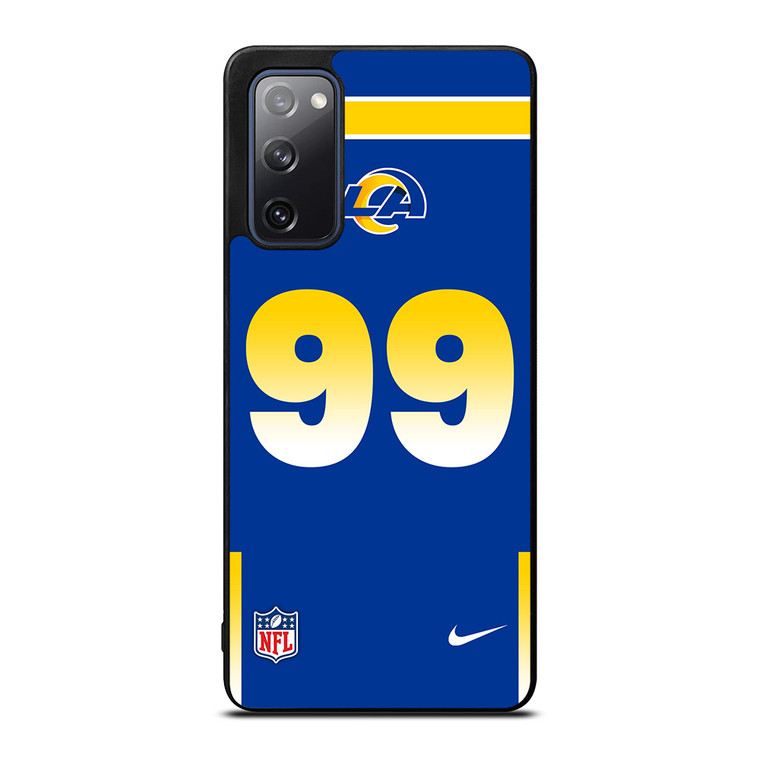 LOS ANGELES RAMS AARON DONALD 99 NFL NIKE Samsung Galaxy S20 FE Case Cover LOS ANGELES RAMS AARON DONALD 99 NFL NIKE Samsung Galaxy S20 FE Case Cover