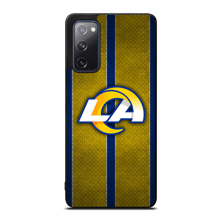 LOS ANGELES RAMS NFL METAL STRIPE Samsung Galaxy S20 FE Case Cover