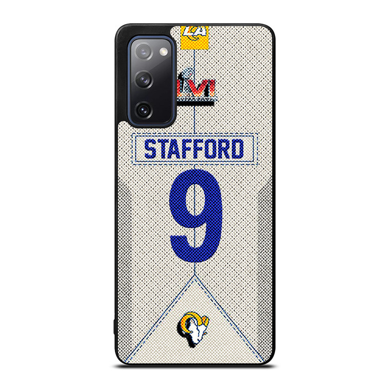 MATTHEW STAFFORD LOS ANGELES RAMS NFL SUPER BOWL LVI Samsung Galaxy S20 FE Case Cover