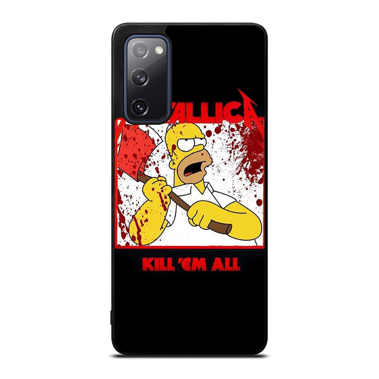 METALLICA KILL EM ALL SIMPSONS Samsung Galaxy S20 FE Case Cover