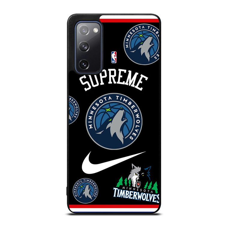 MINNESOTA TIMBERWOLVES NBA X SUPREME NIKE Samsung Galaxy S20 FE Case Cover