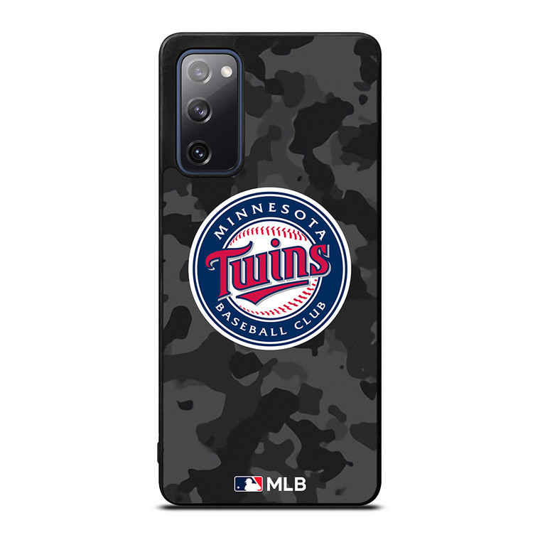 MINNESOTA TWINS BASEBALL BLACK CAMO Samsung Galaxy S20 FE Case Cover