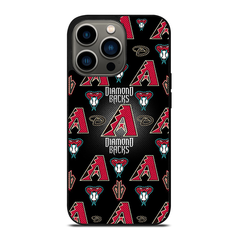 ARIZONA DIAMONDBACKS MLB BASEBALL PATTERN iPhone 13 Pro Case Cover