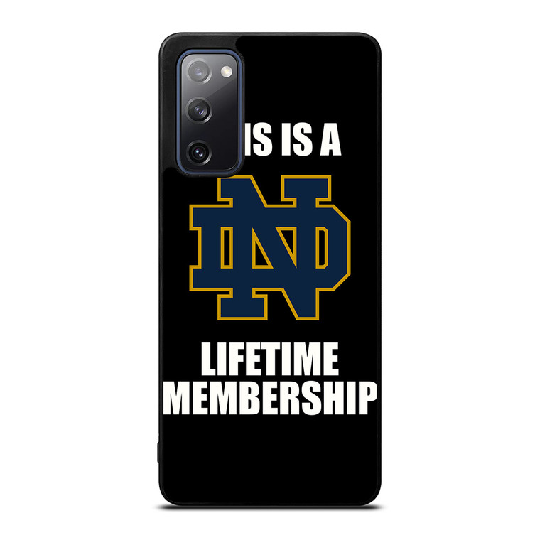 NOTRE DAME FIGHTING IRISH MEMBERSHIP Samsung Galaxy S20 FE Case Cover