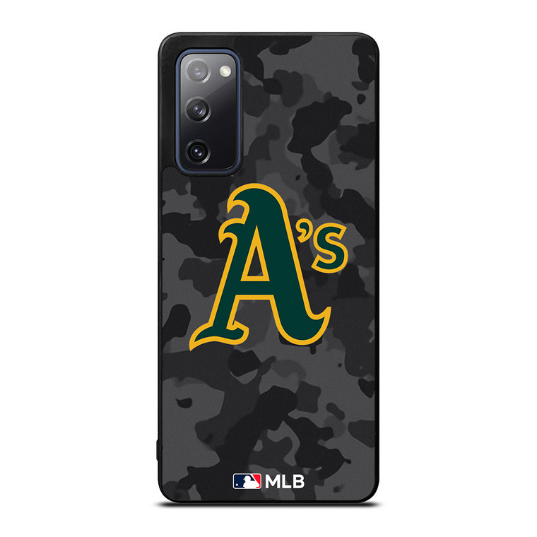 OAKLAND ATHLETICS BASEBALL BLACK CAMO Samsung Galaxy S20 FE Case Cover