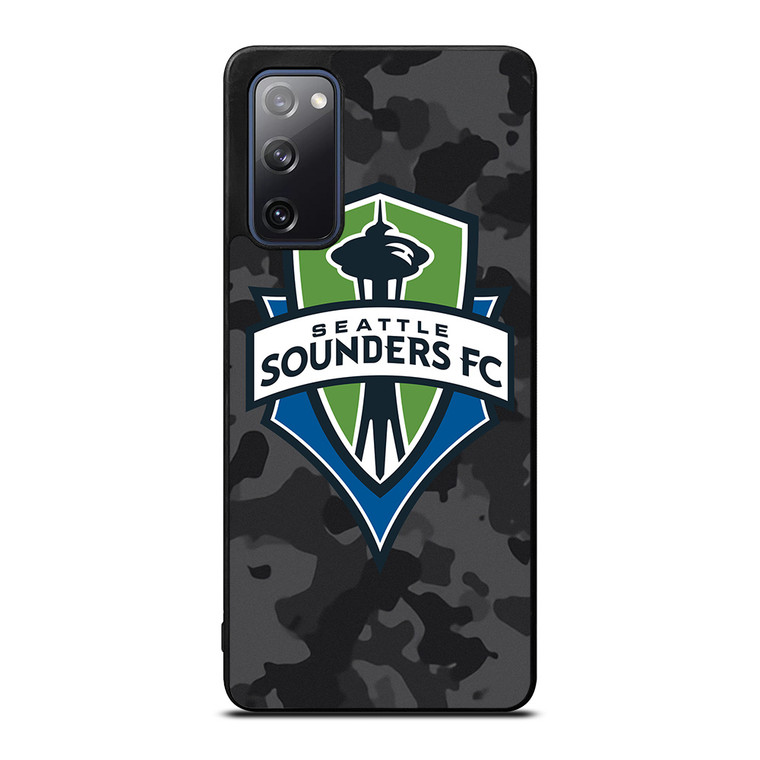 SEATTLE SOUNDERS FC MLS BLACK CAMO Samsung Galaxy S20 FE Case Cover