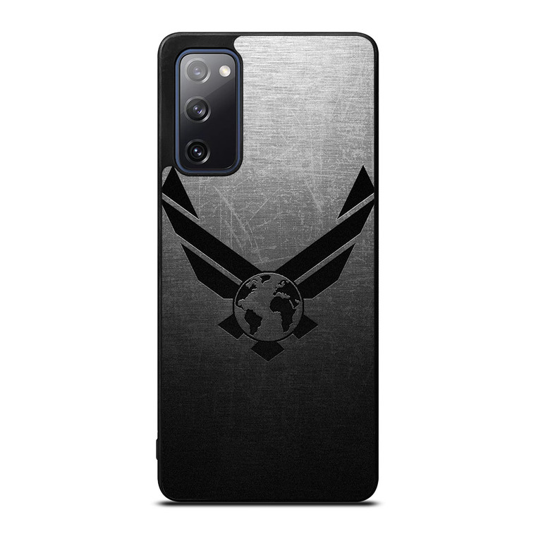 USAF UNITED STATES AIR FORCES LOGO METAL Samsung Galaxy S20 FE Case Cover