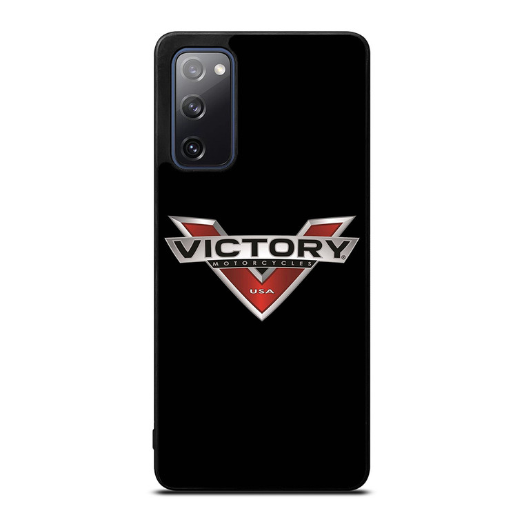 VICTORY MOTORCYCLES USA BLACK Samsung Galaxy S20 FE Case Cover