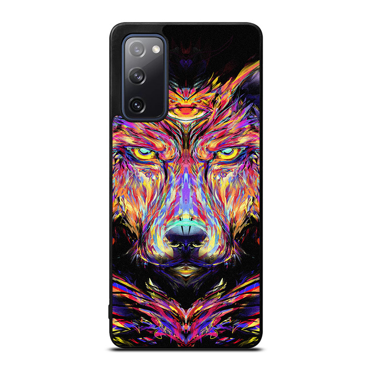 WOLF TRIPPY ART Samsung Galaxy S20 FE Case Cover