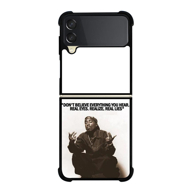 2PAC TUPAC SHAKUR RAPPER QUOTES Samsung Galaxy Z Flip 3 Case Cover 2PAC TUPAC SHAKUR RAPPER QUOTES Samsung Galaxy Z Flip 3 Case Cover