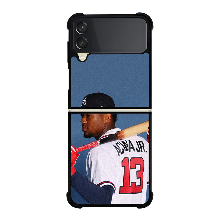 ACUNA JR ATLANTA BRAVES BASEBALL Samsung Galaxy Z Flip 3 Case Cover ACUNA JR ATLANTA BRAVES BASEBALL Samsung Galaxy Z Flip 3 Case Cover