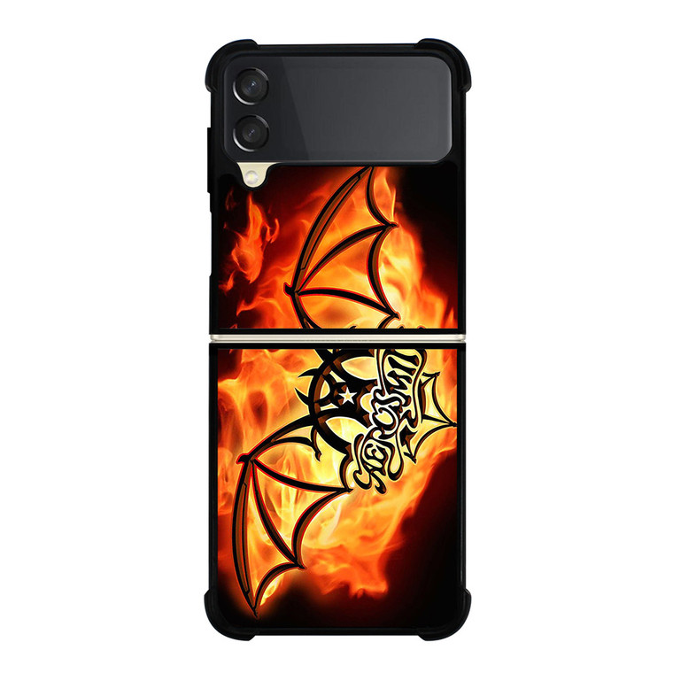 AEROSMITH ROCK BAND FIRE Samsung Galaxy Z Flip 3 Case Cover