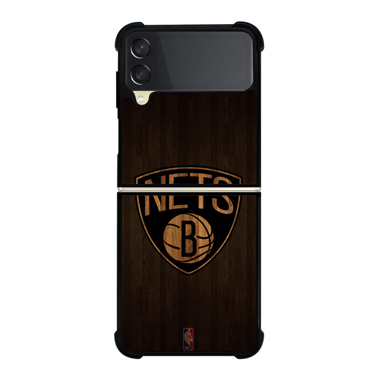 BROOKLYN NETS BASKETBALL COURT NBA Samsung Galaxy Z Flip 3 Case Cover