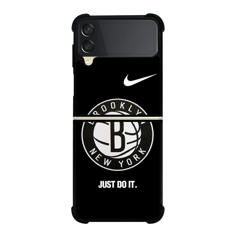 BROOKLYN NETS NBA BASKETBALL LOGO 3 Samsung Galaxy Z Flip 3 Case Cover