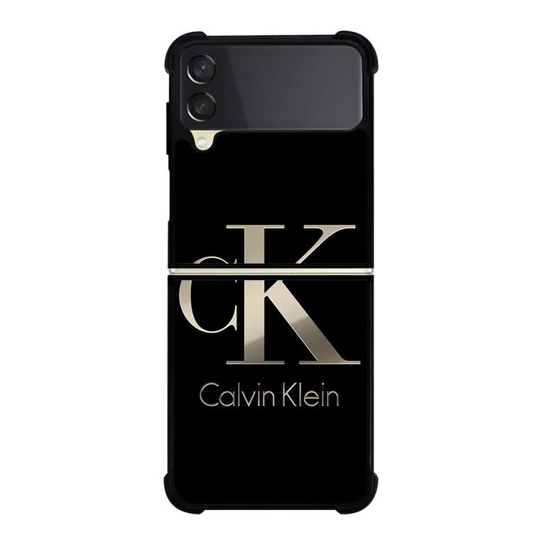 CALVIN KLEIN METAL LOGO Samsung Galaxy Z Flip 3 Case Cover