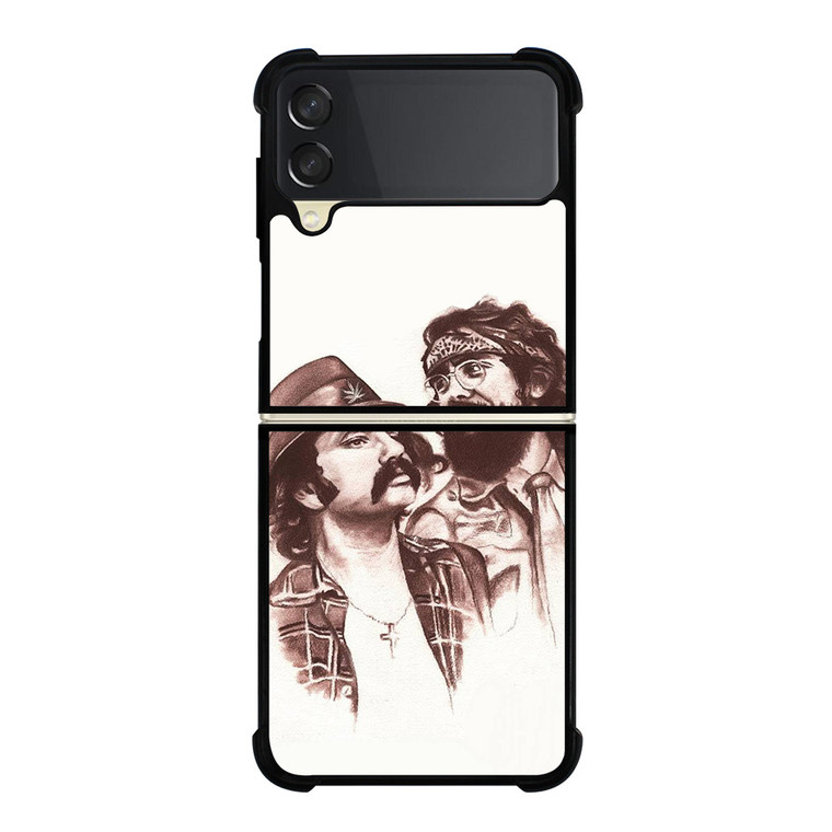CHEECH AND CHONG COMEDY DUO Samsung Galaxy Z Flip 3 Case Cover