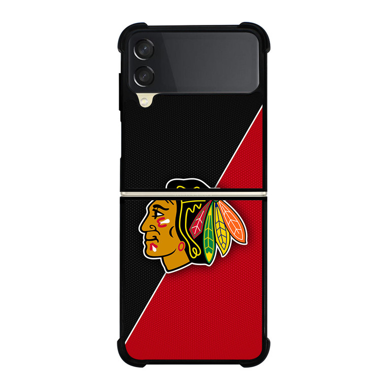 CHICAGO BLACKHAWKS NHL HOCKEY LOGO Samsung Galaxy Z Flip 3 Case Cover
