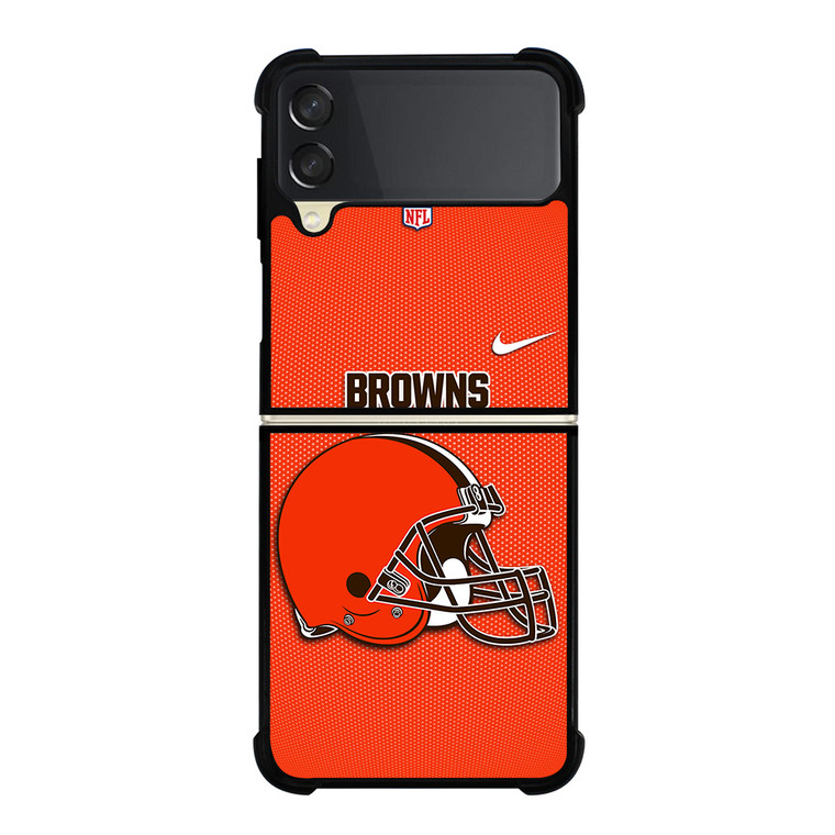 CLEVELAND BROWNS NFL FOOTBALL NIKE Samsung Galaxy Z Flip 3 Case Cover