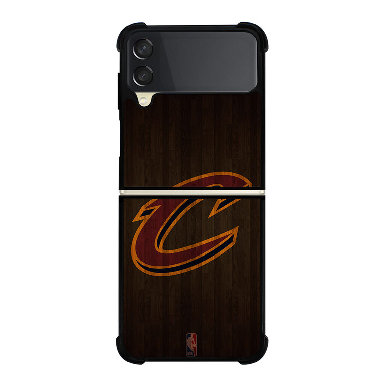 CLEVELAND CAVALIERS BASKETBALL COURT NBA Samsung Galaxy Z Flip 3 Case Cover