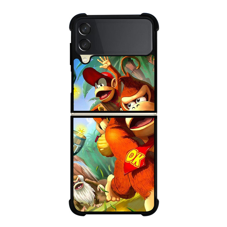 DONKEY KONG NINTENDO GAMES 4 Samsung Galaxy Z Flip 3 Case Cover