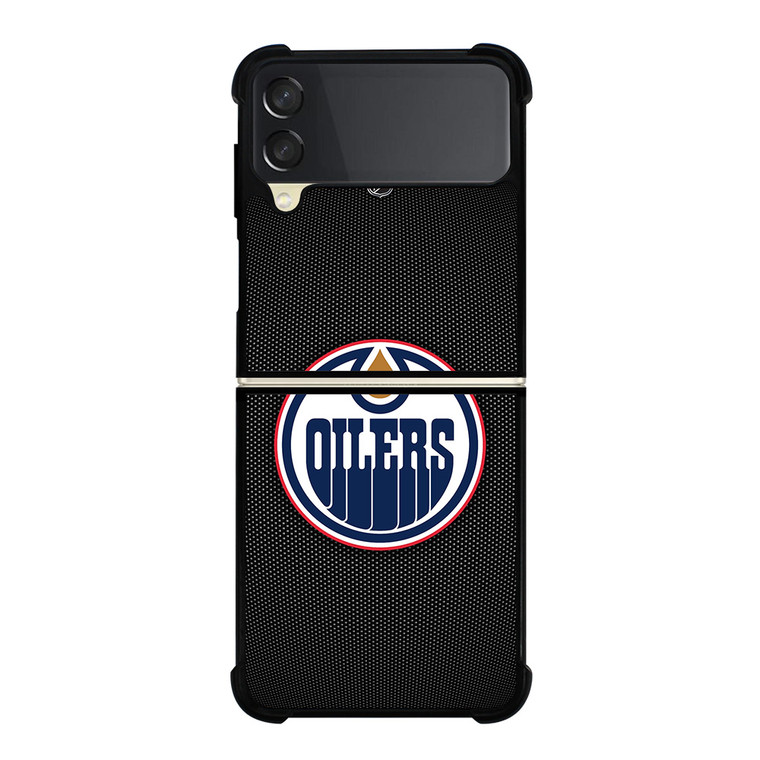 EDMONTON OILERS HOCKEY NHL LOGO Samsung Galaxy Z Flip 3 Case Cover