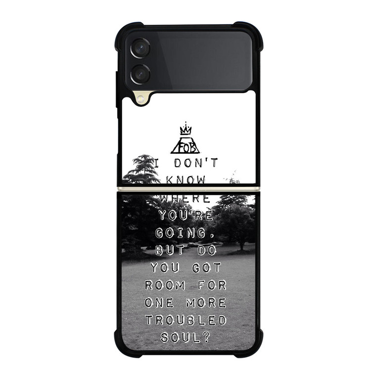 FALL OUT BOYS QUOTES Samsung Galaxy Z Flip 3 Case Cover
