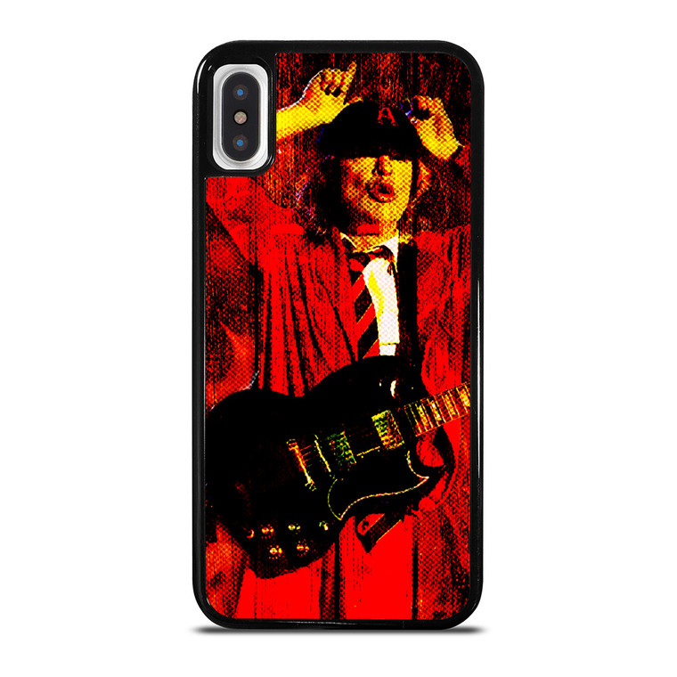 ACDC ANGUS YOUNG ROCK BAND iPhone X / XS Case Cover
