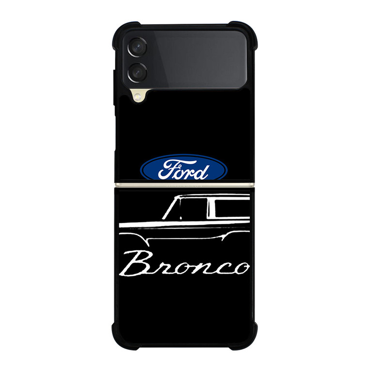 FORD BRONCO SILHOUETTE Samsung Galaxy Z Flip 3 Case Cover