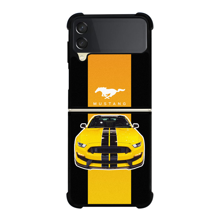 FORD MUSTANG YELLOW Samsung Galaxy Z Flip 3 Case Cover