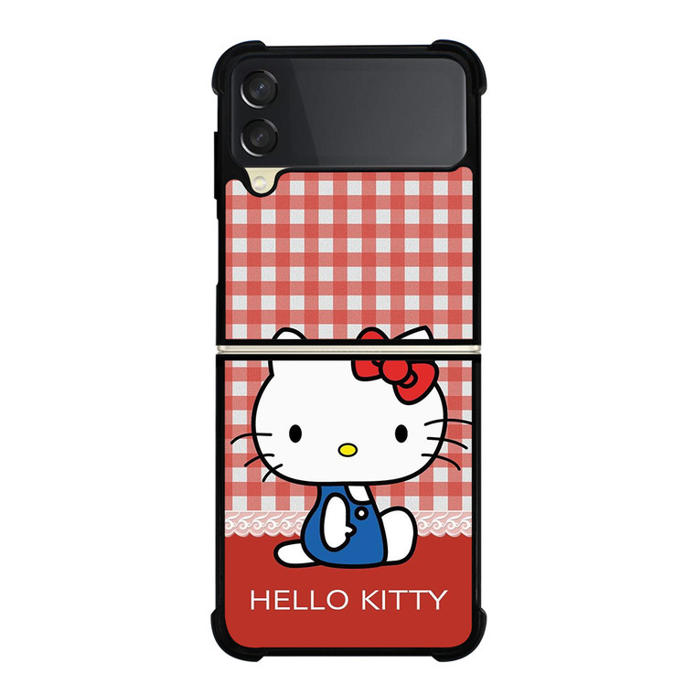 HELLO KITTY RETRO Samsung Galaxy Z Flip 3 Case Cover HELLO KITTY RETRO Samsung Galaxy Z Flip 3 Case Cover
