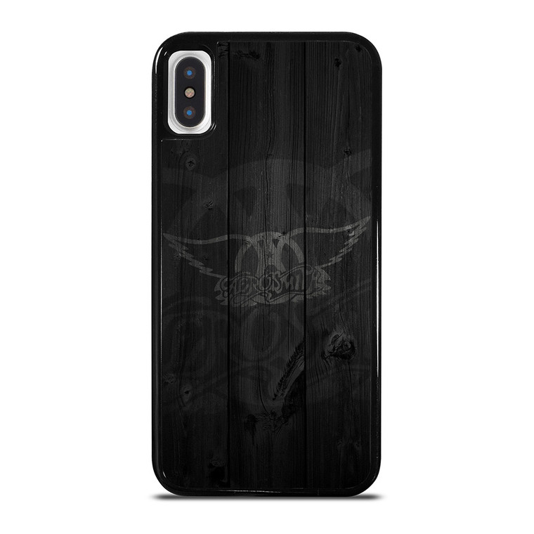 AEROSMITH ROCK BAND WOODEN LOGO iPhone X / XS Case Cover
