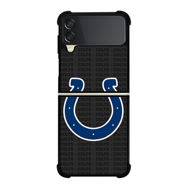INDIANAPOLIS COLTS FOOTBALL TEXT Samsung Galaxy Z Flip 3 Case Cover