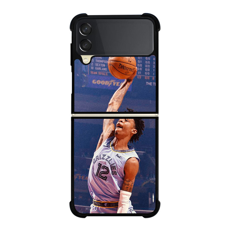 JA MORANT MEMPHIS GRIZZLIES DUNK Samsung Galaxy Z Flip 3 Case Cover