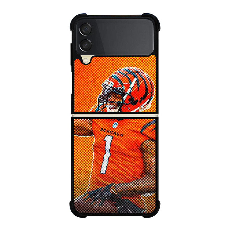 JAMARR CHASE CINCINNATI BENGALS NFL FOOTBALL 2 Samsung Galaxy Z Flip 3 Case Cover