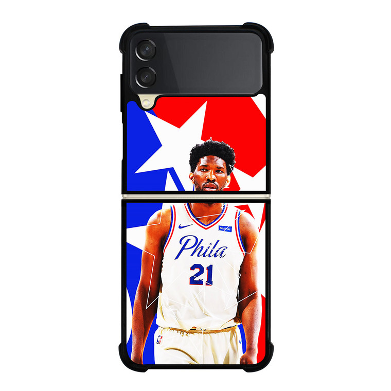 JOEL EMBIID PHILADELPHIA SIXERS 2 Samsung Galaxy Z Flip 3 Case Cover