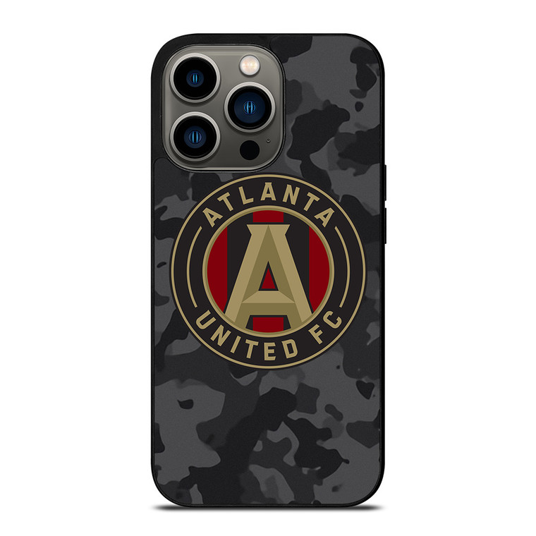 ATLANTA UNITED FC MLS BLACK CAMO iPhone 13 Pro Case Cover