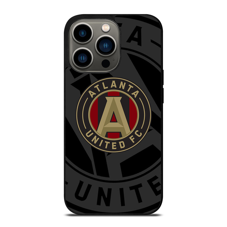 ATLANTA UNITED FC MLS BLACK iPhone 13 Pro Case Cover