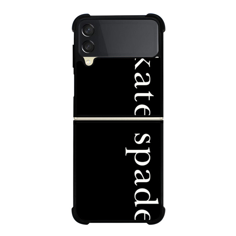 KATE SPADE NEW YORK BLACK Samsung Galaxy Z Flip 3 Case Cover