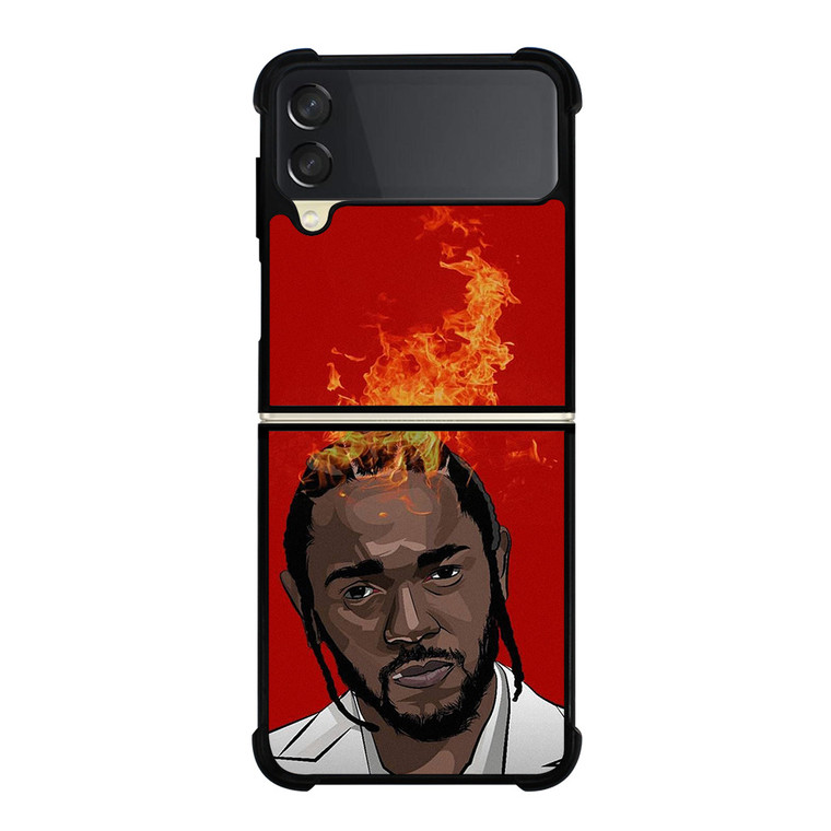 KENDRICK LAMAR CARTOON Samsung Galaxy Z Flip 3 Case Cover