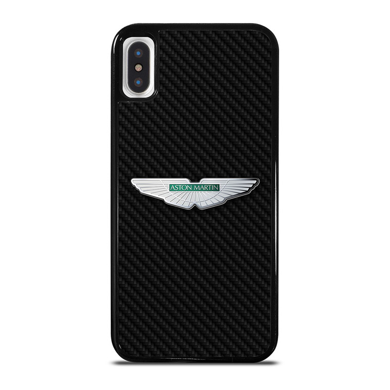 ASTON MARTIN CAR CARBON FIBER iPhone X / XS Case Cover