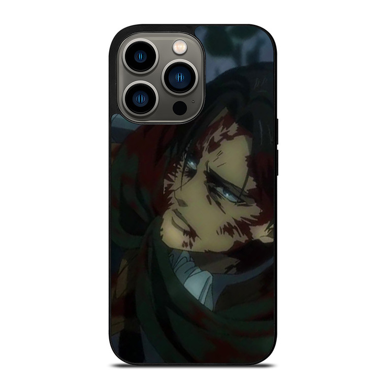 ATTACK ON TITAN LEVI ACKERMAN FIGHT iPhone 13 Pro Case Cover