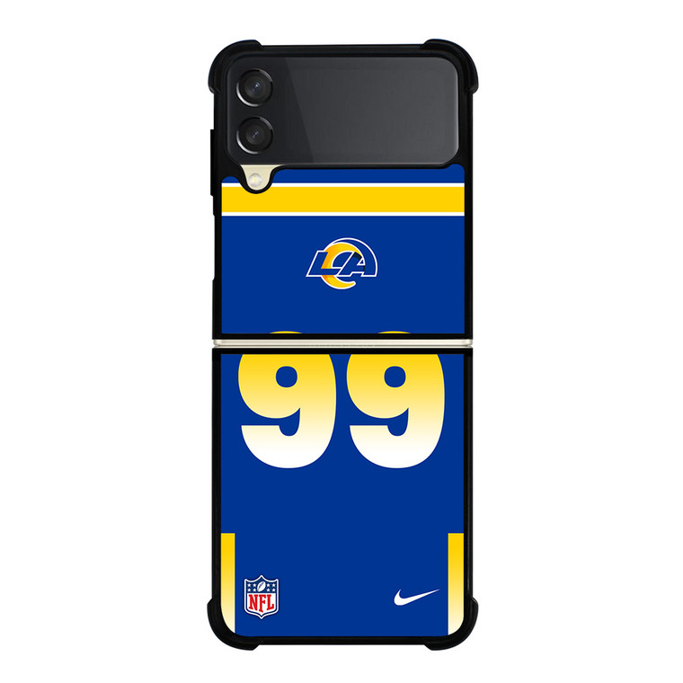 LOS ANGELES RAMS AARON DONALD 99 NFL NIKE Samsung Galaxy Z Flip 3 Case Cover